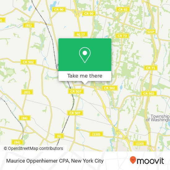 Mapa de Maurice Oppenhiemer CPA