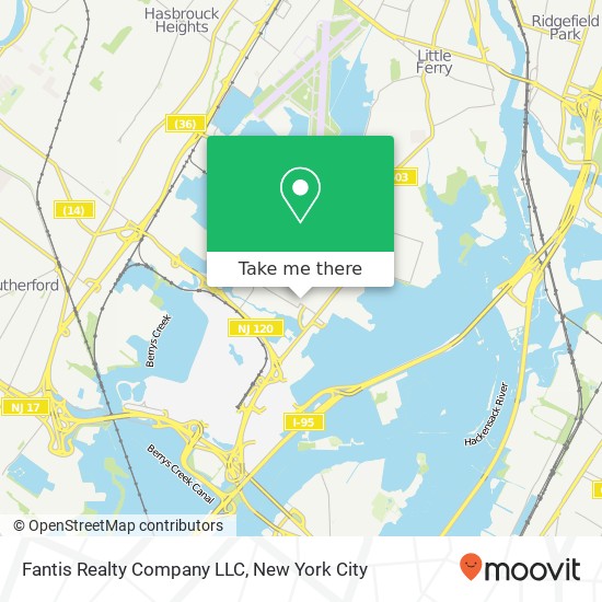 Fantis Realty Company LLC map