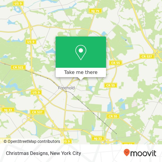 Christmas Designs map