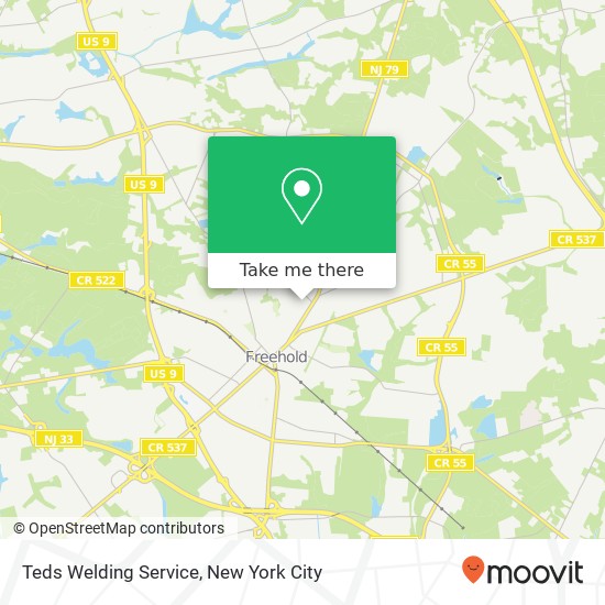 Teds Welding Service map