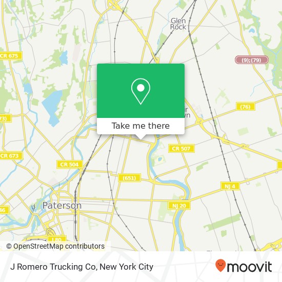 J Romero Trucking Co map