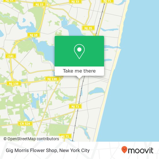 Gig Morris Flower Shop map