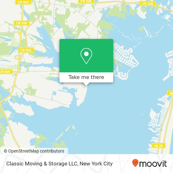 Mapa de Classic Moving & Storage LLC