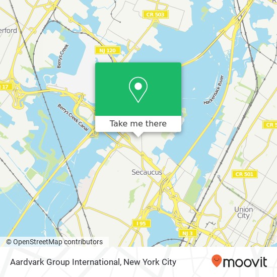 Aardvark Group International map