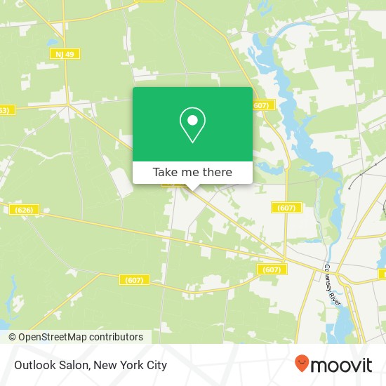 Outlook Salon map