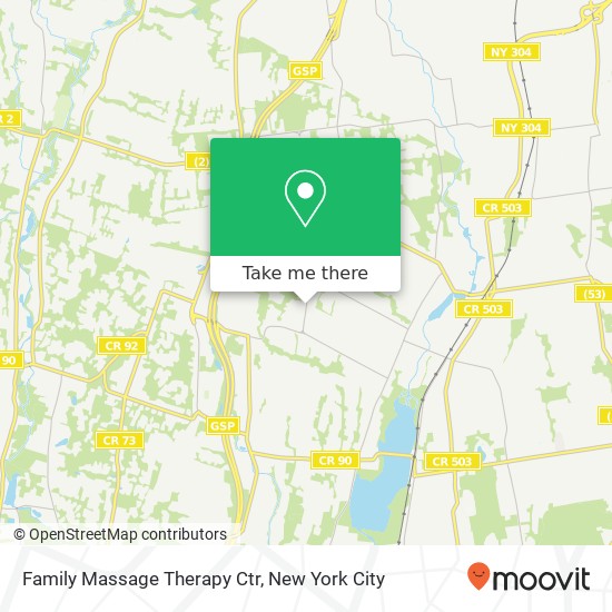 Family Massage Therapy Ctr map