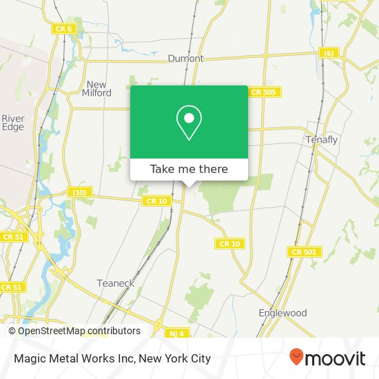 Magic Metal Works Inc map