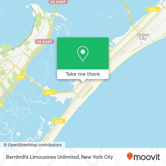 Bernhrdts Limousines Unlimited map