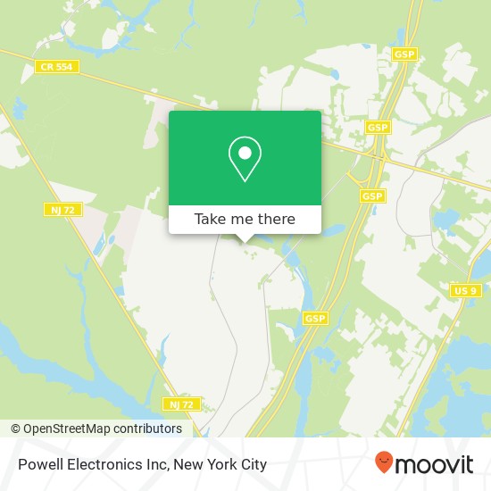 Mapa de Powell Electronics Inc