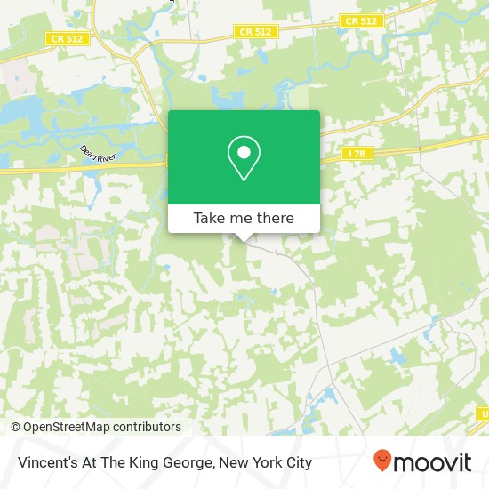 Vincent's At The King George map