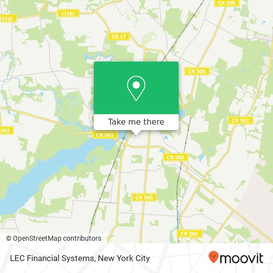 LEC Financial Systems map