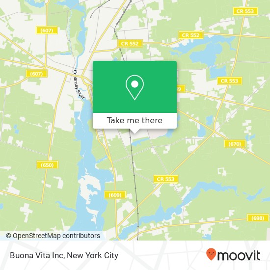 Mapa de Buona Vita Inc