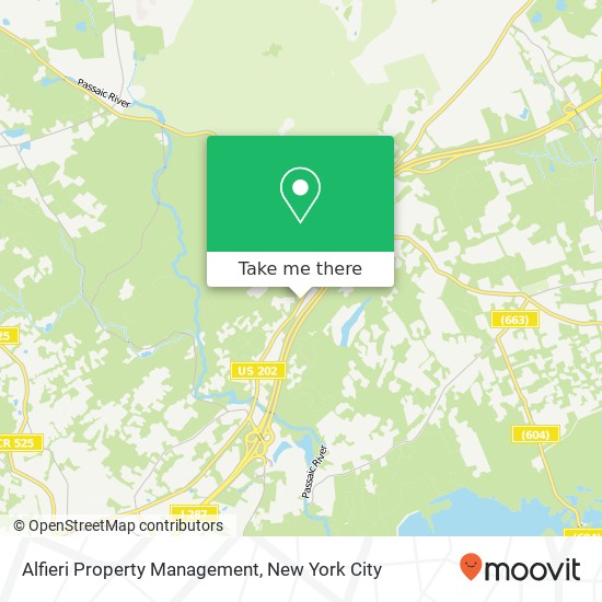 Alfieri Property Management map