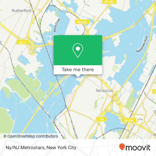 Ny/NJ Metrostars map