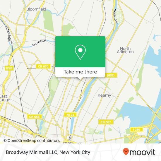 Broadway Minimall LLC map