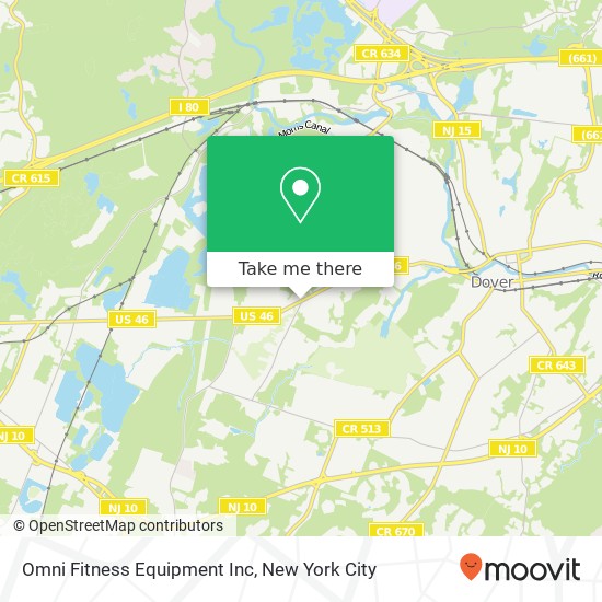 Mapa de Omni Fitness Equipment Inc