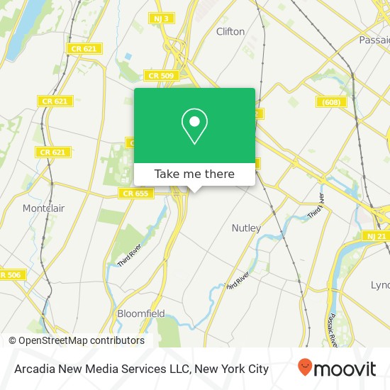 Arcadia New Media Services LLC map
