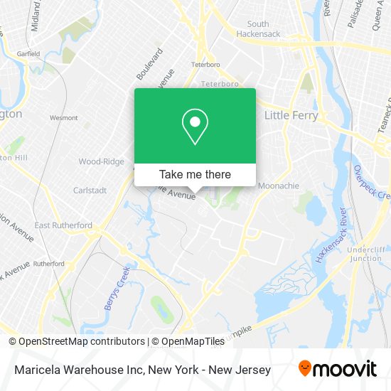 Maricela Warehouse Inc map