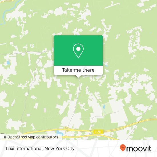 Luxi International map