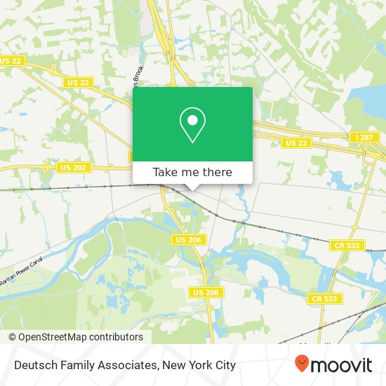 Mapa de Deutsch Family Associates