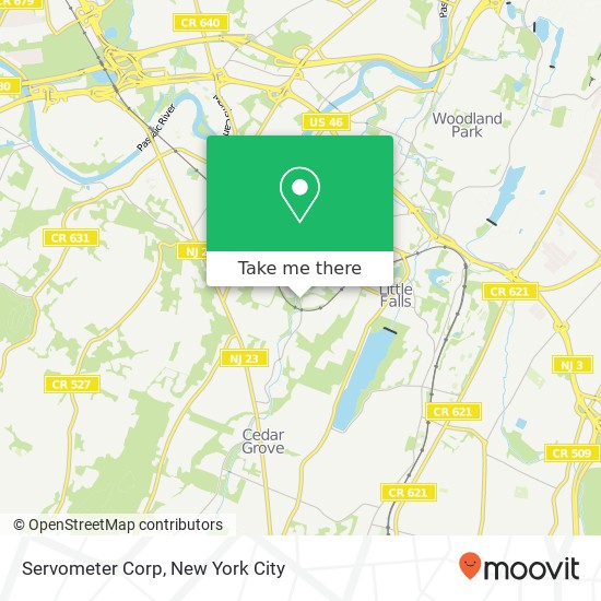 Servometer Corp map