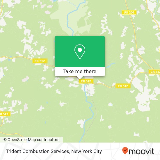 Trident Combustion Services map