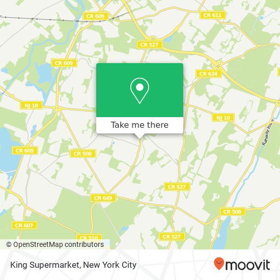 King Supermarket map