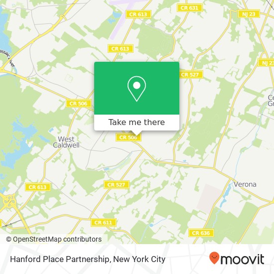 Hanford Place Partnership map