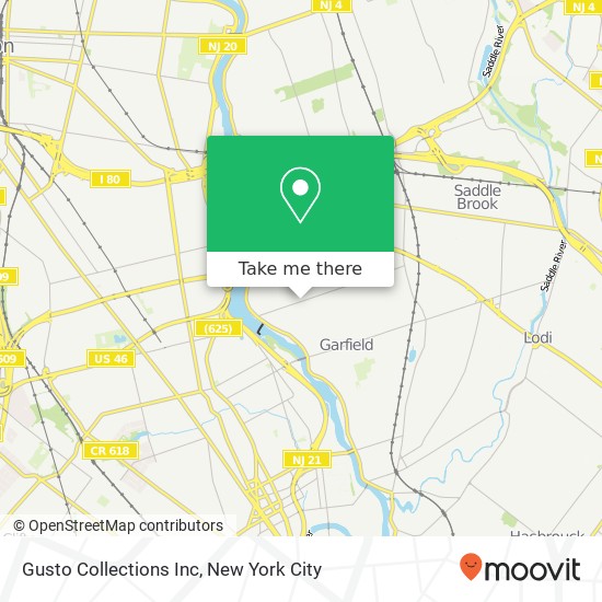 Gusto Collections Inc map