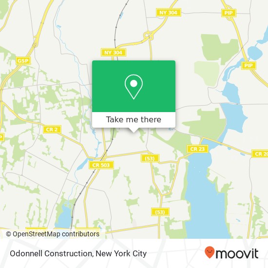Mapa de Odonnell Construction