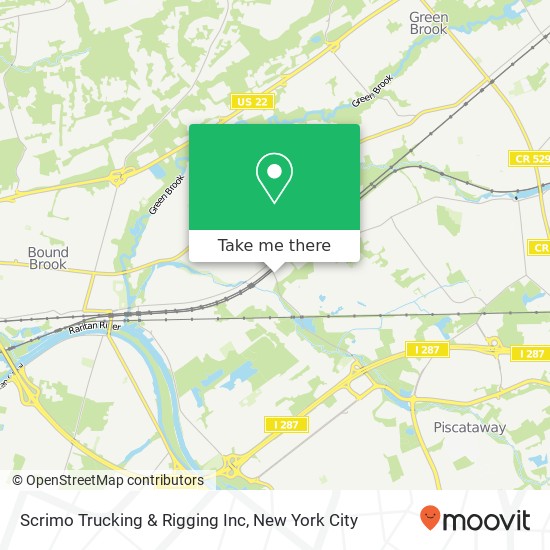 Scrimo Trucking & Rigging Inc map