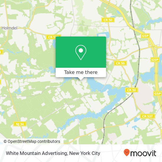 Mapa de White Mountain Advertising