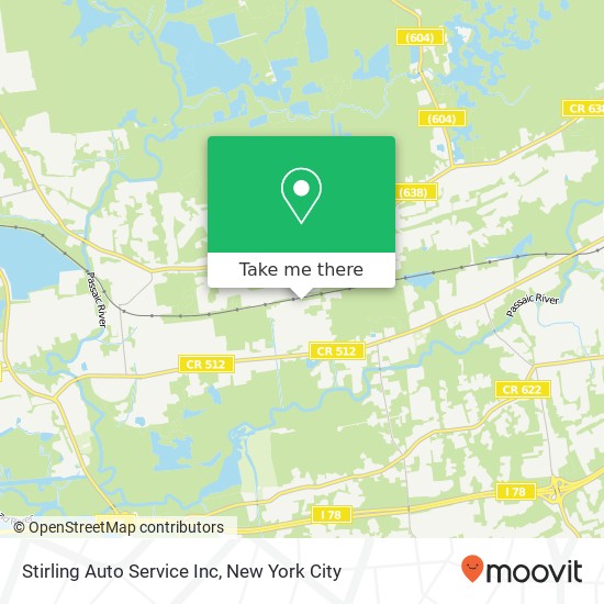 Stirling Auto Service Inc map