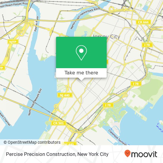 Mapa de Percise Precision Construction