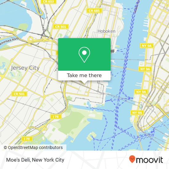 Mapa de Moe's Deli