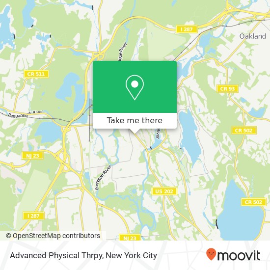 Advanced Physical Thrpy map