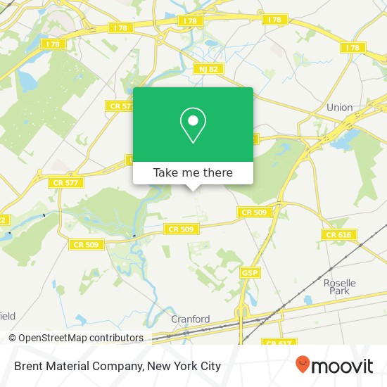 Brent Material Company map