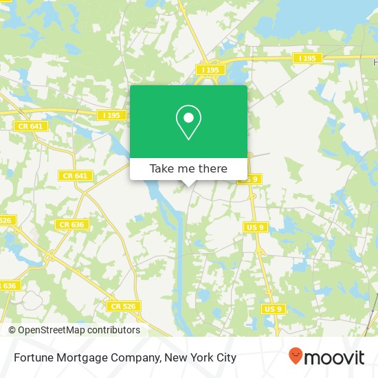 Mapa de Fortune Mortgage Company