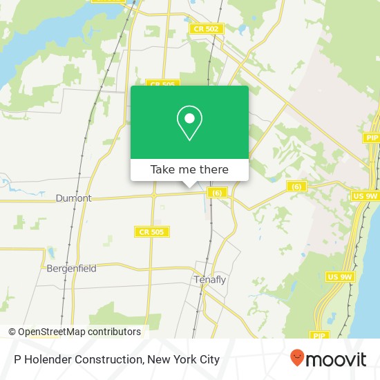 P Holender Construction map