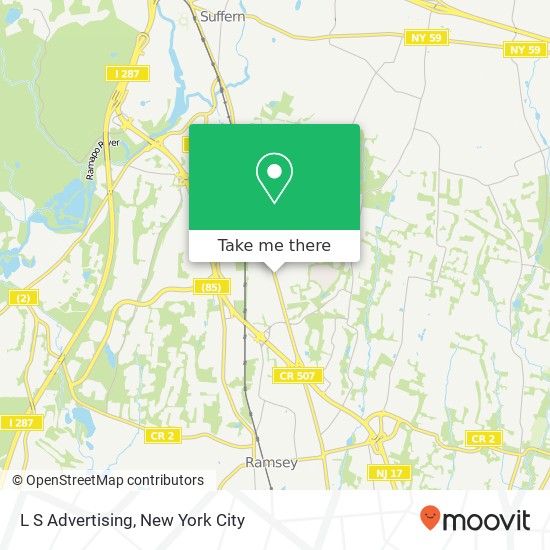 L S Advertising map