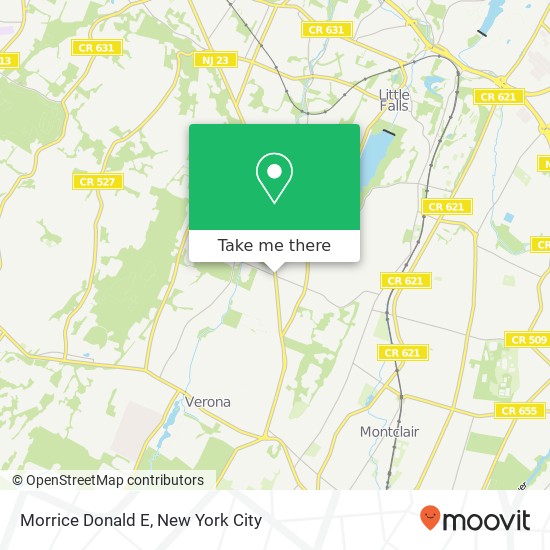 Morrice Donald E map