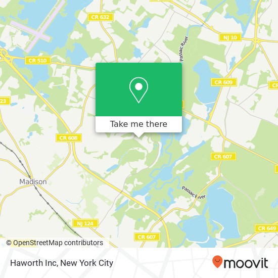 Haworth Inc map