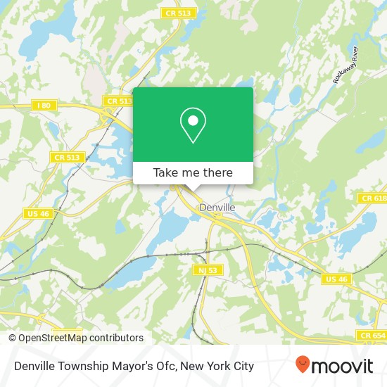 Mapa de Denville Township Mayor's Ofc
