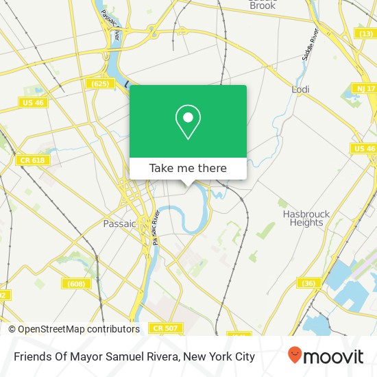 Friends Of Mayor Samuel Rivera map