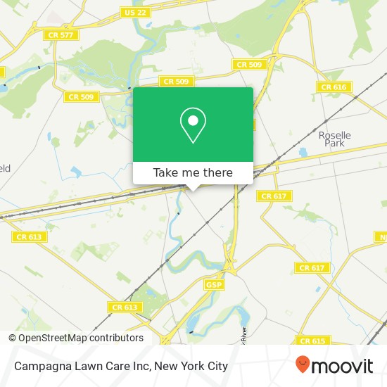 Campagna Lawn Care Inc map