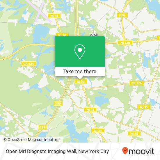 Mapa de Open Mri Diagnstc Imaging Wall