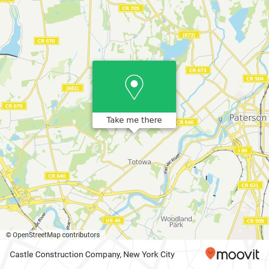Castle Construction Company map