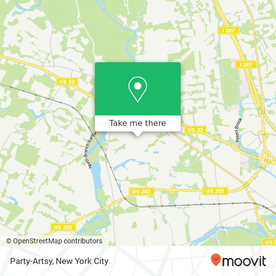 Party-Artsy map