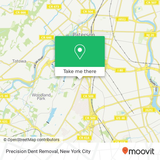 Precision Dent Removal map