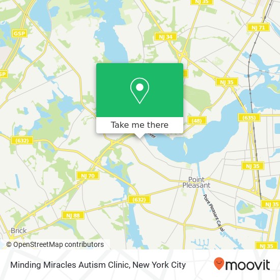 Mapa de Minding Miracles Autism Clinic